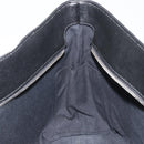 FENDI Tote Bag Leather Black Silver Auth YKZ1365A-19