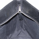FENDI Tote Bag Leather Black Silver Auth YKZ1365A-20