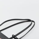 FENDI Tote Bag Leather Black Silver Auth YKZ1365A-14