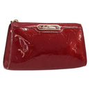 LOUIS VUITTON Monogram Vernis Trousse Pouch Pomme D'amour M93568 Auth YKZ1366A-1