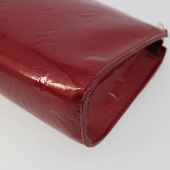LOUIS VUITTON Monogram Vernis Trousse Pouch Pomme D'amour M93568 Auth YKZ1366A