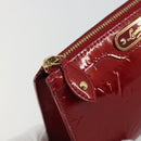 LOUIS VUITTON Monogram Vernis Trousse Pouch Pomme D'amour M93568 Auth YKZ1366A-12