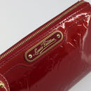 LOUIS VUITTON Monogram Vernis Trousse Pouch Pomme D'amour M93568 Auth YKZ1366A-13
