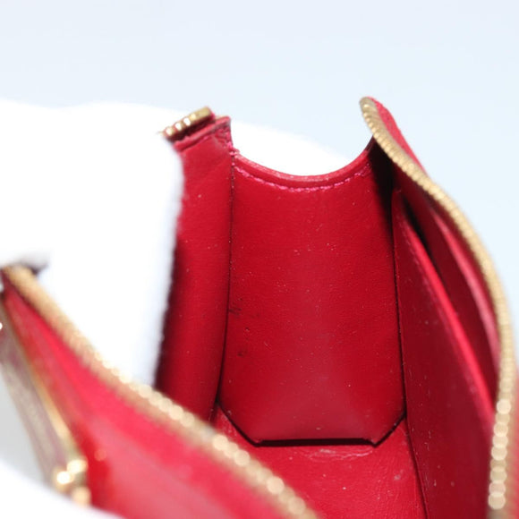 LOUIS VUITTON Monogram Vernis Trousse Pouch Pomme D'amour M93568 Auth YKZ1366A