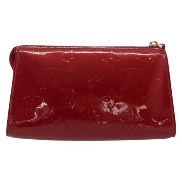LOUIS VUITTON Monogram Vernis Trousse Pouch Pomme D'amour M93568 Auth YKZ1366A