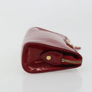 LOUIS VUITTON Monogram Vernis Trousse Pouch Pomme D'amour M93568 Auth YKZ1366A-4