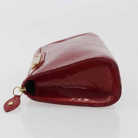 LOUIS VUITTON Monogram Vernis Trousse Pouch Pomme D'amour M93568 Auth YKZ1366A