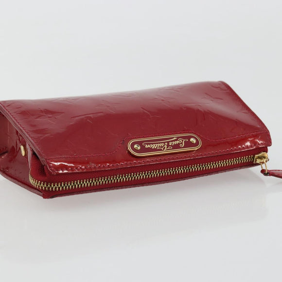 LOUIS VUITTON Monogram Vernis Trousse Pouch Pomme D'amour M93568 Auth YKZ1366A