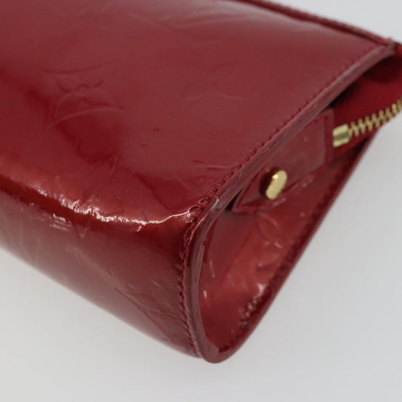 LOUIS VUITTON Monogram Vernis Trousse Pouch Pomme D'amour M93568 Auth YKZ1366A