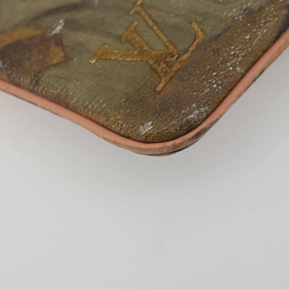 LOUIS VUITTON Masters Collection Pochette Plat Fragonard Bag M64702 Auth YKZ1370