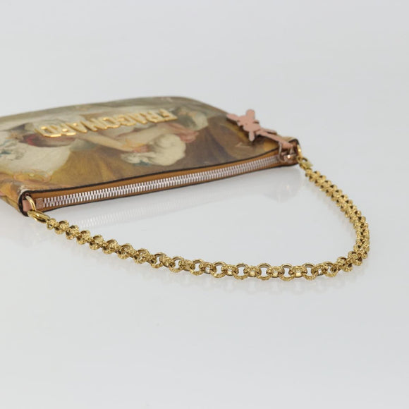 LOUIS VUITTON Masters Collection Pochette Plat Fragonard Bag M64702 Auth YKZ1370