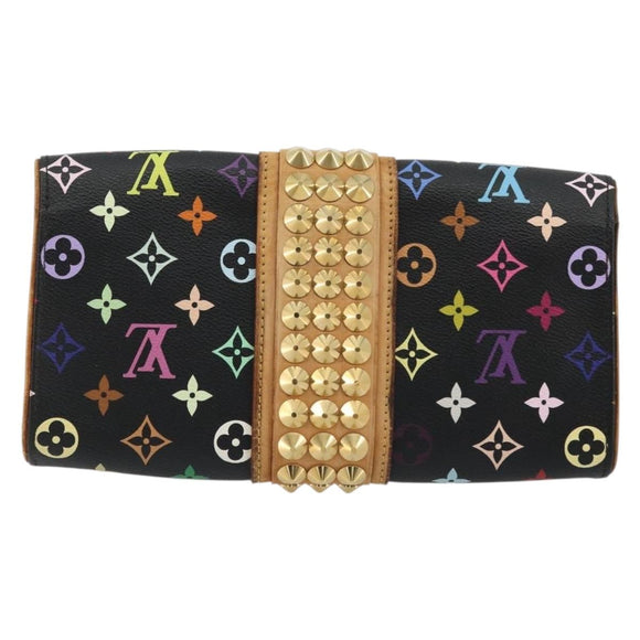 LOUIS VUITTON Monogram Multicolor Pochette Courtney Bag M45640 Auth YKZ1371A