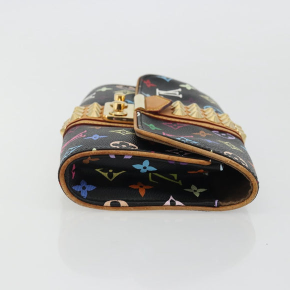 LOUIS VUITTON Monogram Multicolor Pochette Courtney Bag M45640 Auth YKZ1371A