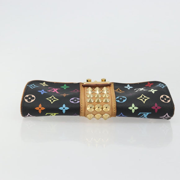 LOUIS VUITTON Monogram Multicolor Pochette Courtney Bag M45640 Auth YKZ1371A