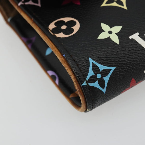 LOUIS VUITTON Monogram Multicolor Pochette Courtney Bag M45640 Auth YKZ1371A