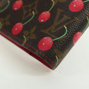LOUIS VUITTON Monogram Cherry Agenda PM Planerhülle Rot R21023 Auth YKZ1374SM-16