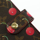 LOUIS VUITTON Monogram Cherry Agenda PM Planerhülle Rot R21023 Auth YKZ1374SM-17