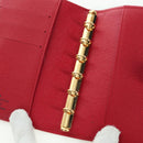 LOUIS VUITTON Monogram Cherry Agenda PM Planerhülle Rot R21023 Auth YKZ1374SM-19