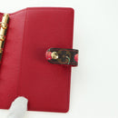 LOUIS VUITTON Monogram Cherry Agenda PM Planerhülle Rot R21023 Auth YKZ1374SM-20