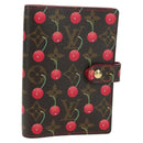 LOUIS VUITTON Monogram Cherry Agenda PM Planerhülle Rot R21023 Auth YKZ1374SM-1