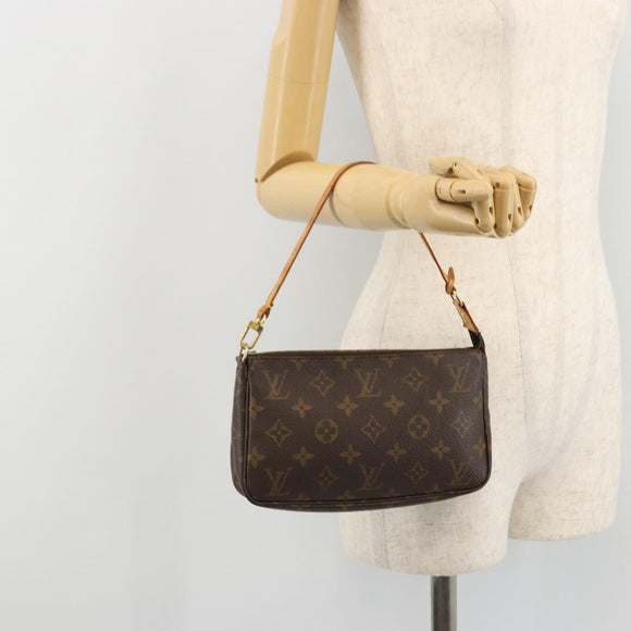 LOUIS VUITTON Monogram Pochette Accessoires Pouch M51980 LV Auth YKZ1376