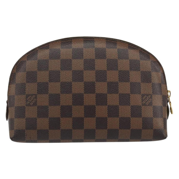 LOUIS VUITTON Damier Ebene Pochette Cosmetic GM Pouch N23345 LV Auth YKZ1377A