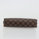 LOUIS VUITTON Damier Ebene Pochette Cosmetic GM Pouch N23345 LV Auth YKZ1377A-6