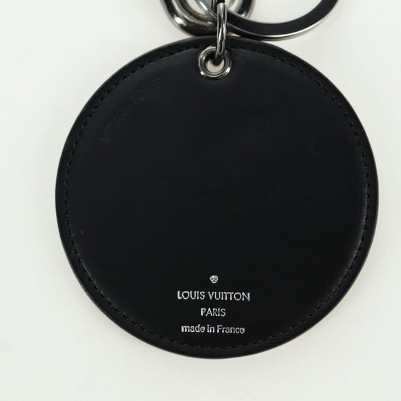 LOUIS VUITTON Monogram Eclipse Porte Cles Round Rainbow MP2465 LV Auth YKZ1382M