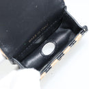 CHANEL COCO Mark Air Pods Case Earphone Case Raffia Black Gold CC Auth YKZ1386A-17