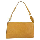LOUIS VUITTON Epi Pochette Accessoires Pouch Yellow M52949 LV Auth YKZ1388-1