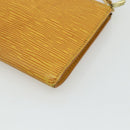 LOUIS VUITTON Epi Pochette Accessoires Pouch Yellow M52949 LV Auth YKZ1388-15