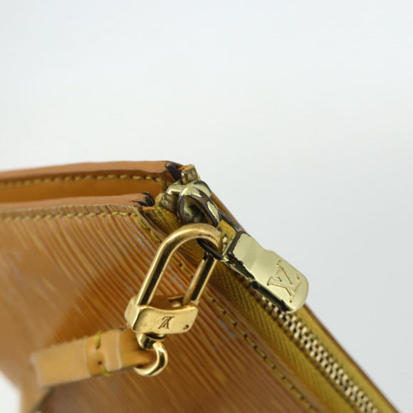 LOUIS VUITTON Epi Pochette Accessoires Pouch Yellow M52949 LV Auth YKZ1388