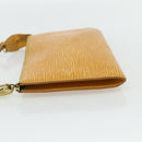 LOUIS VUITTON Epi Pochette Accessoires Pouch Yellow M52949 LV Auth YKZ1388-3