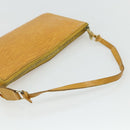 LOUIS VUITTON Epi Pochette Accessoires Pouch Yellow M52949 LV Auth YKZ1388-7