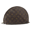 LOUIS VUITTON Monogram Trousse Demi Ronde Cosmetic Pouch M47520 LV Auth YKZ1391-1