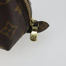 LOUIS VUITTON Monogram Trousse Demi Ronde Cosmetic Pouch M47520 LV Auth YKZ1391-8