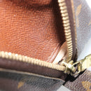 LOUIS VUITTON Monogram Trousse Demi Ronde Cosmetic Pouch M47520 LV Auth YKZ1391-12