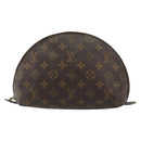 LOUIS VUITTON Monogram Trousse Demi Ronde Cosmetic Pouch M47520 LV Auth YKZ1391-13