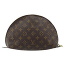 LOUIS VUITTON Monogram Trousse Demi Ronde Cosmetic Pouch M47520 LV Auth YKZ1391-2
