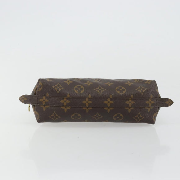 LOUIS VUITTON Monogram Trousse Demi Ronde Cosmetic Pouch M47520 LV Auth YKZ1391