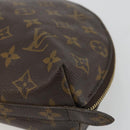 LOUIS VUITTON Monogram Trousse Demi Ronde Cosmetic Pouch M47520 LV Auth YKZ1391-7