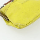 Miu Miu Shoulder Bag Leather Yellow Auth YKZ1393-15