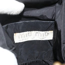 Miu Miu Shoulder Bag Leather Yellow Auth YKZ1393-17