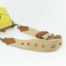 Miu Miu Shoulder Bag Leather Yellow Auth YKZ1393-7