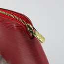 LOUIS VUITTON Epi Agenda Geot Wallet Red M63877 LV Auth YKZ1396-8