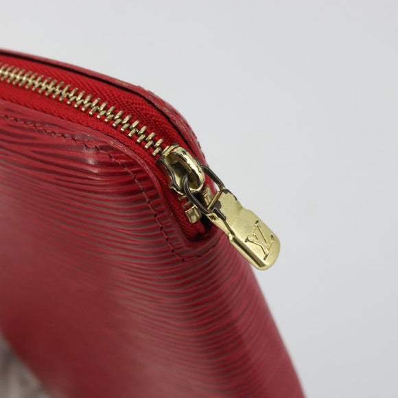 LOUIS VUITTON Epi Agenda Geot Wallet Red M63877 LV Auth YKZ1396
