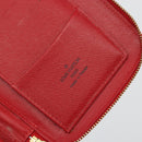 LOUIS VUITTON Epi Agenda Geot Wallet Red M63877 LV Auth YKZ1396-19