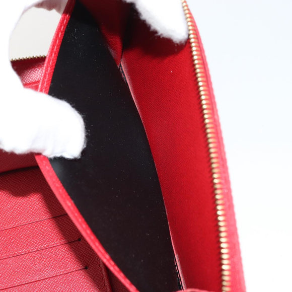 LOUIS VUITTON Epi Agenda Geot Wallet Red M63877 LV Auth YKZ1396