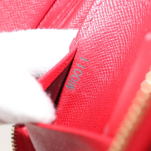 LOUIS VUITTON Epi Agenda Geot Wallet Red M63877 LV Auth YKZ1396