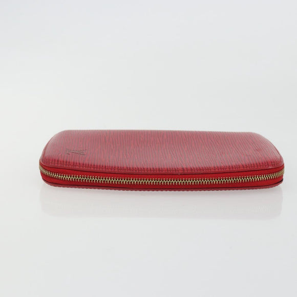 LOUIS VUITTON Epi Agenda Geot Wallet Red M63877 LV Auth YKZ1396